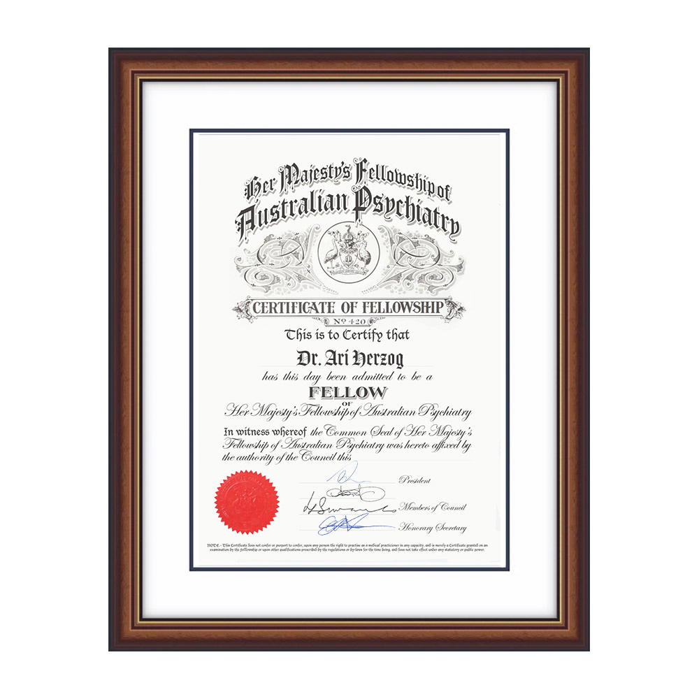 Certificate design for fictional university