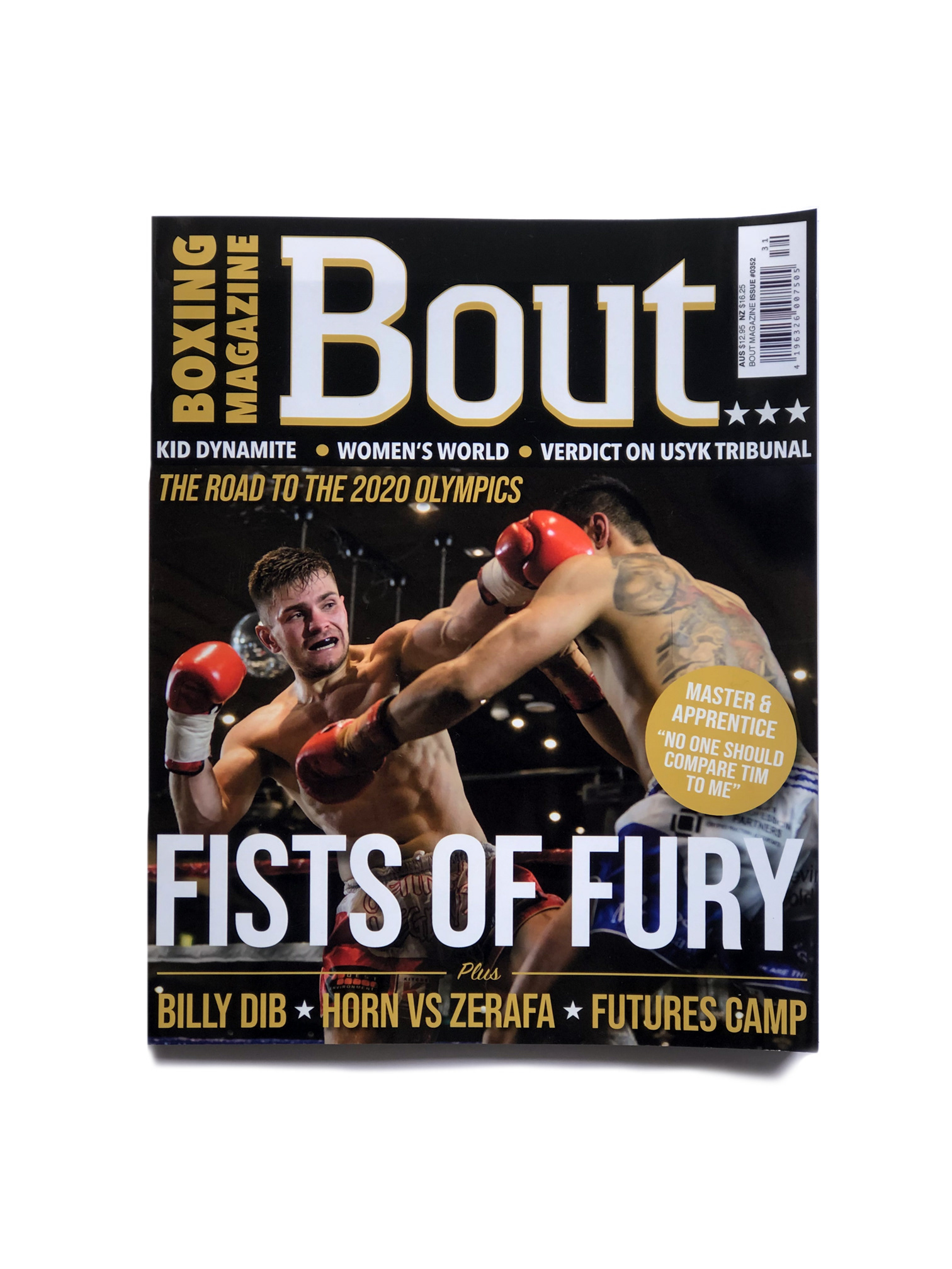 Prop: magazine cover graphic design.