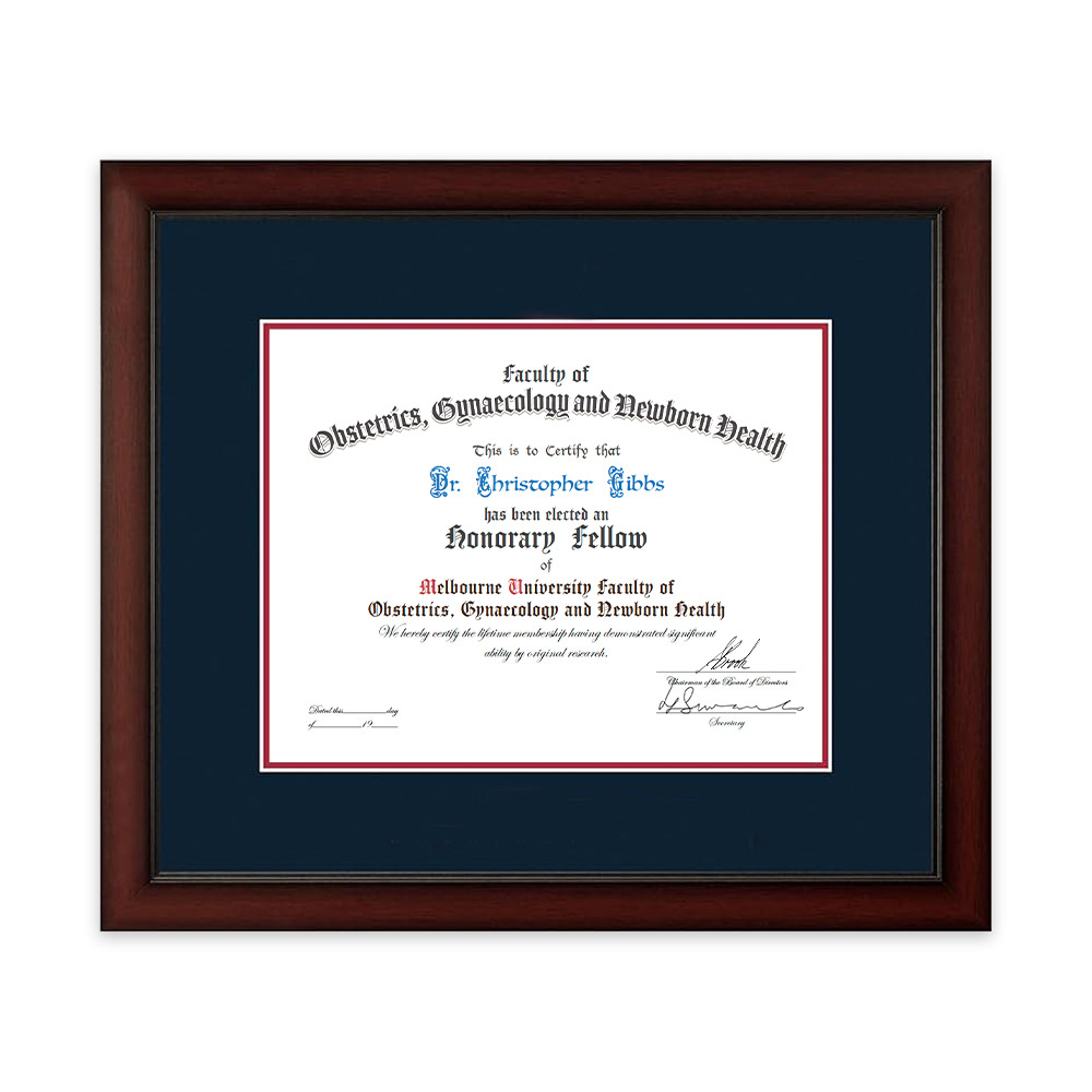 Historical university degree recreation