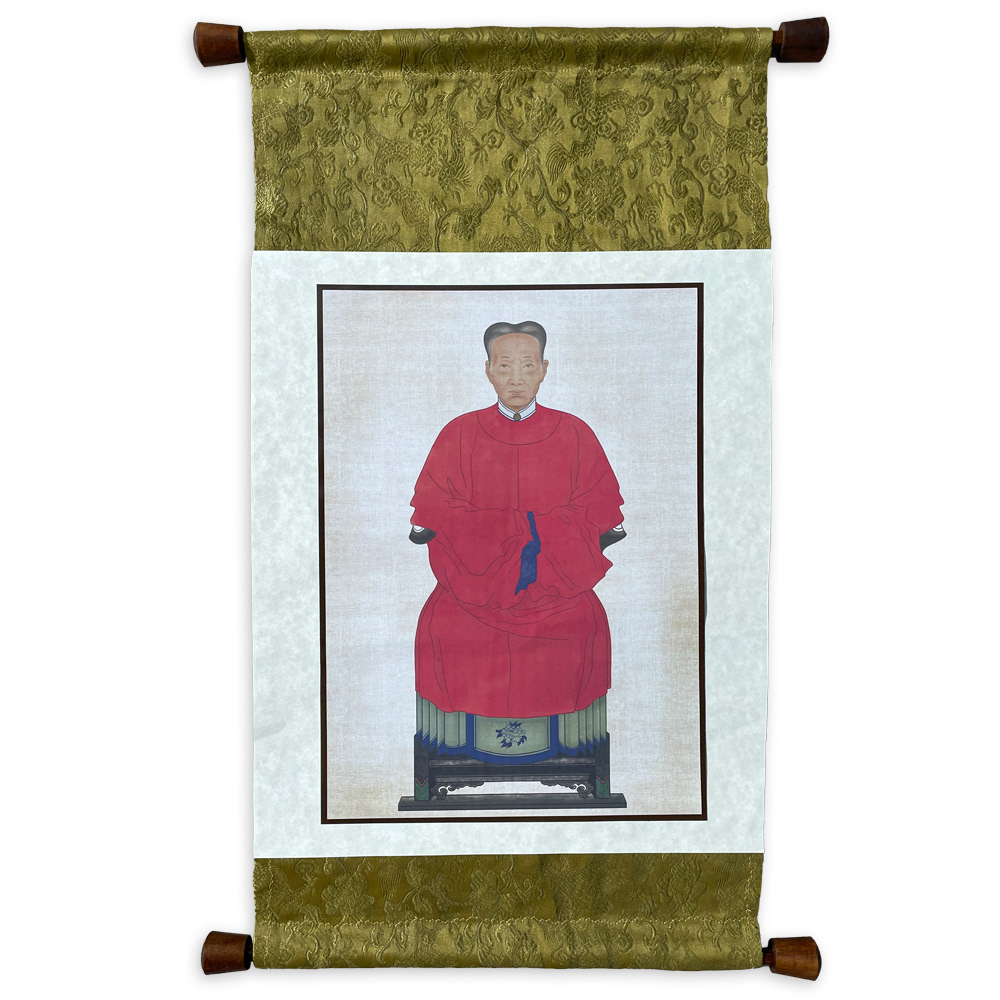 Chinese ancestor illustration, painted in Photoshop