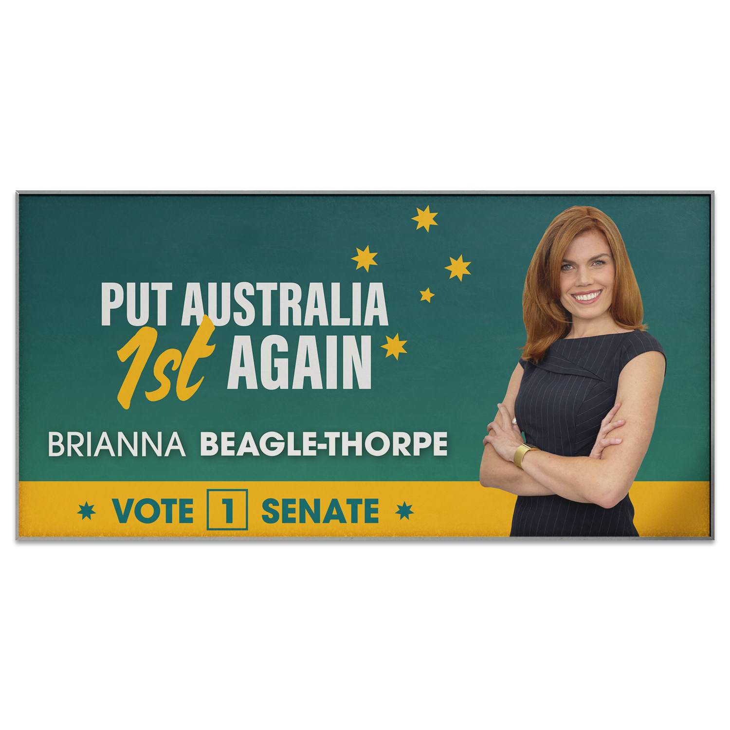 Banner design including photo editing and brand design