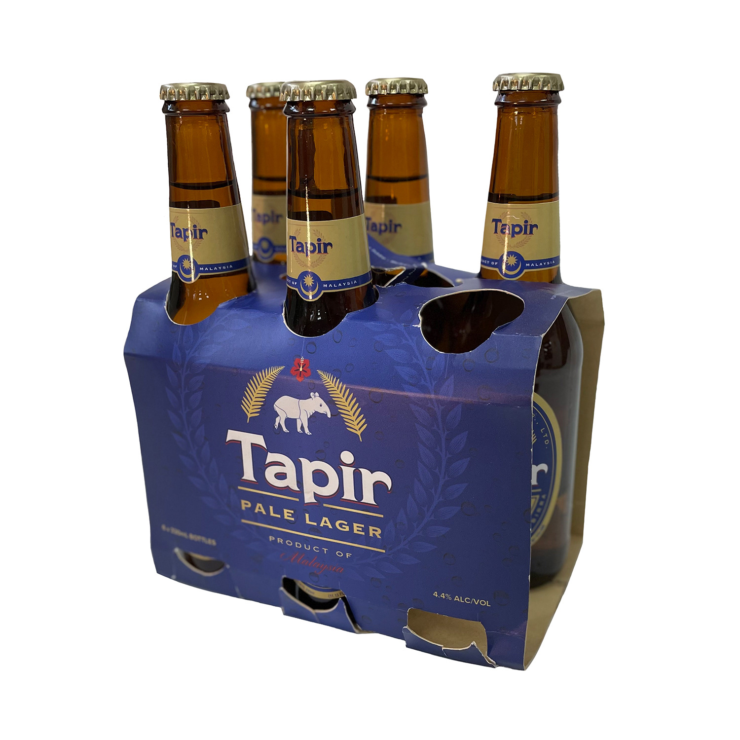 Beer 6 pack carton design for The Clearing