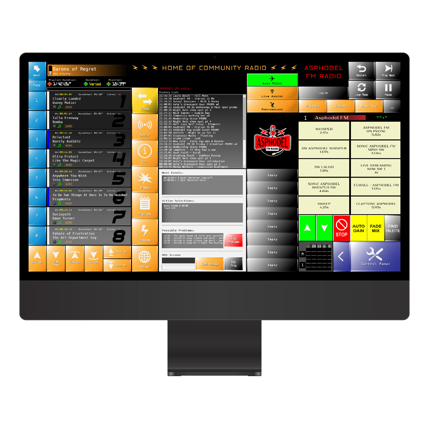 Radio station DJ program design