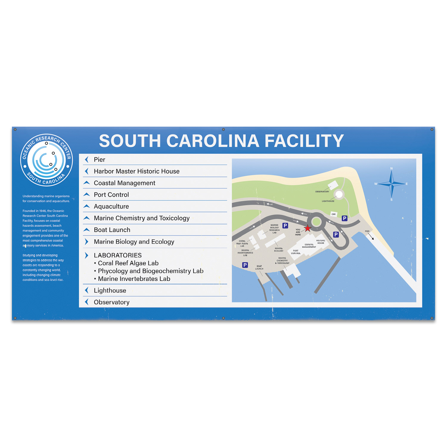 Wayfinding sign design