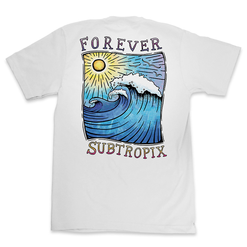 T-shirt illustration (including custom type) for Surviving Summer Season 2