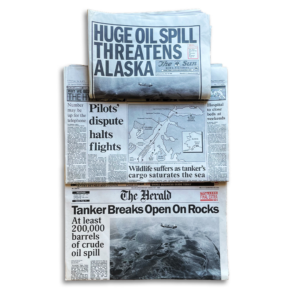 1989 newspaper recreation props