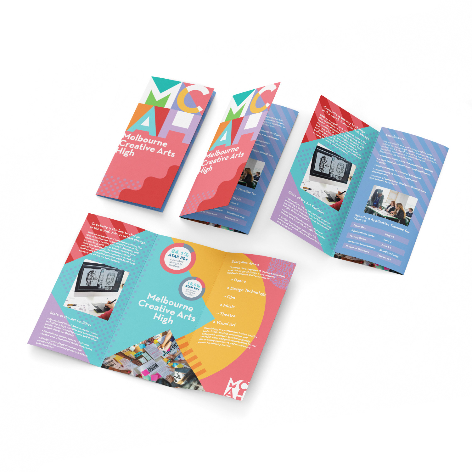 Prop brochure designs for Crazy Fun Park