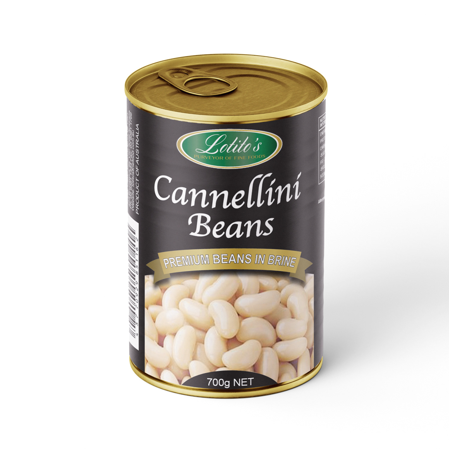 Prop bean can label design