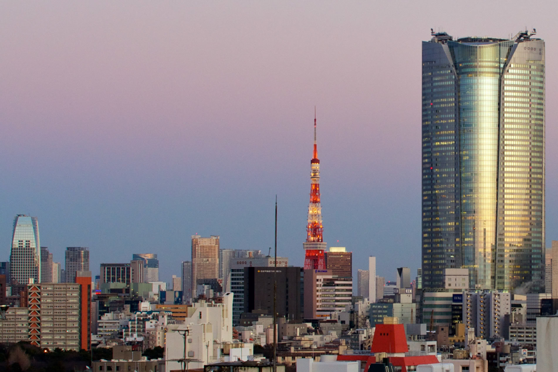 東京タワー&六本木ヒルズ(東京都・港区)