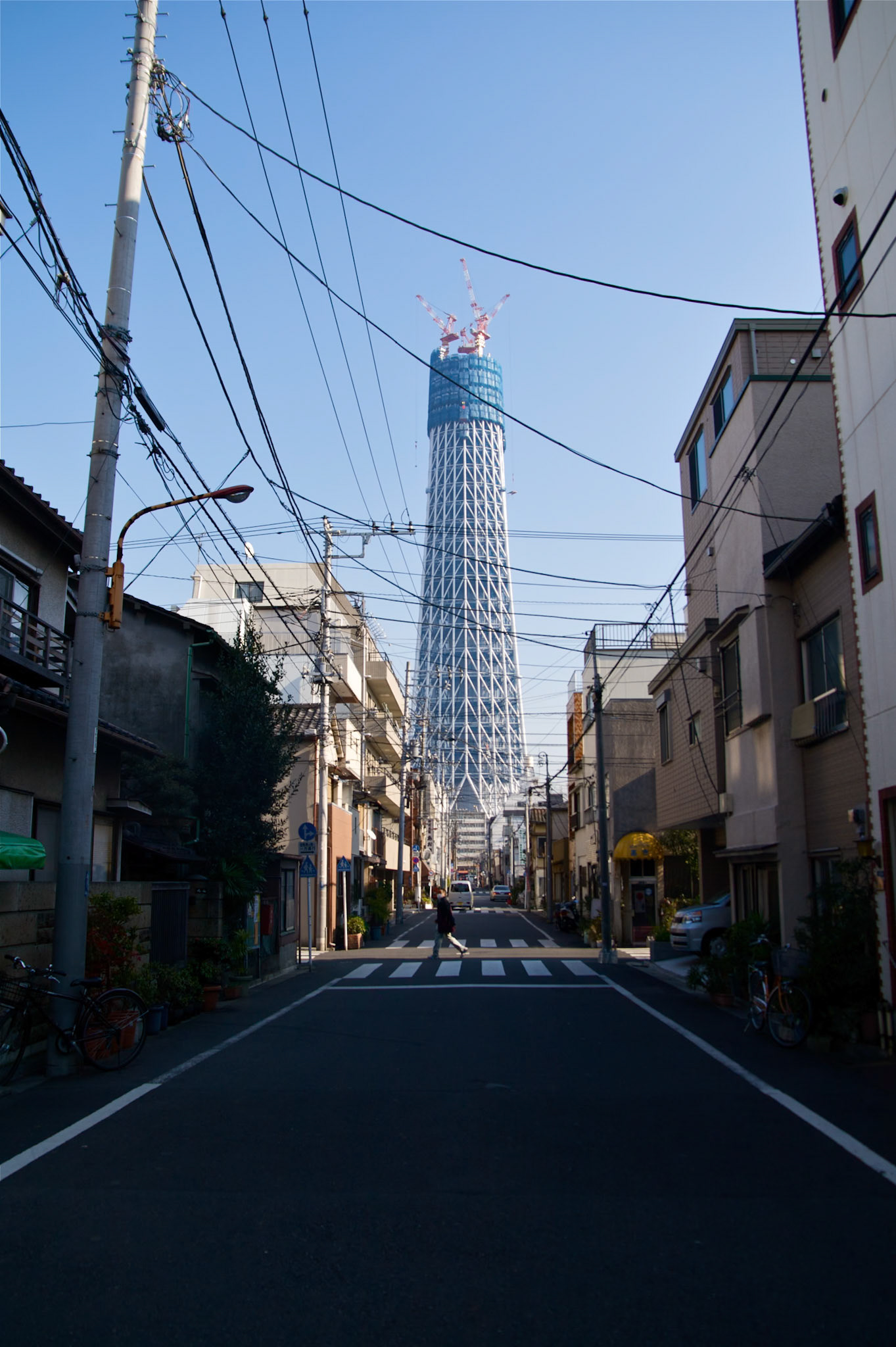 東京スカイツリー・建設中(東京都・墨田区)