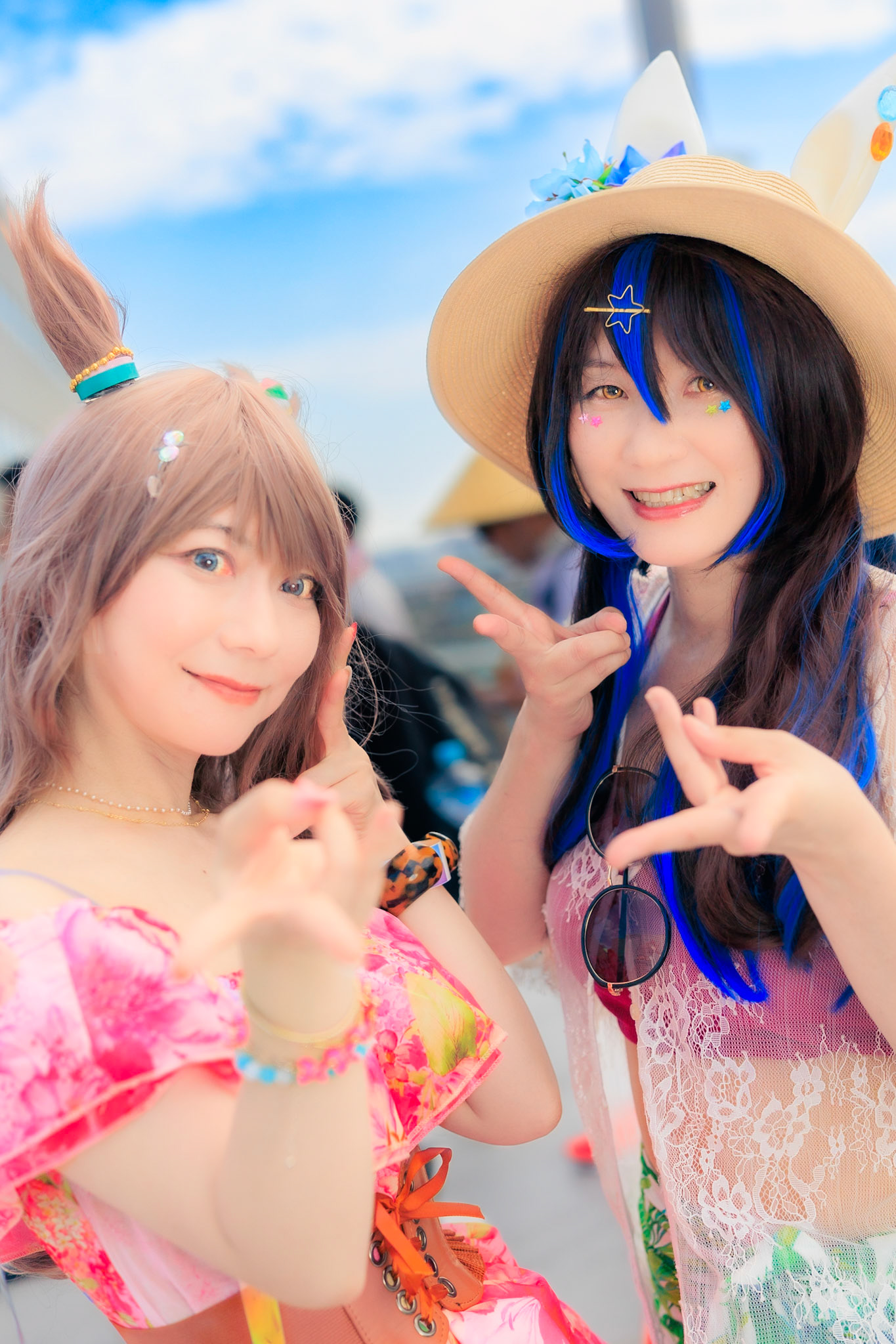 トーセンジョーダン＆ダイタクヘリオス（ウマ娘）／九重結月さん＆やっちんさん