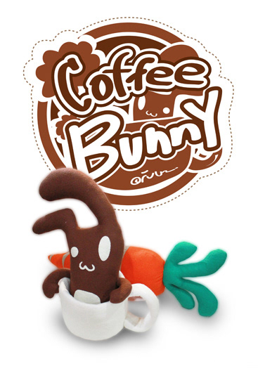 Model ผ้า Character : Coffee Bunny