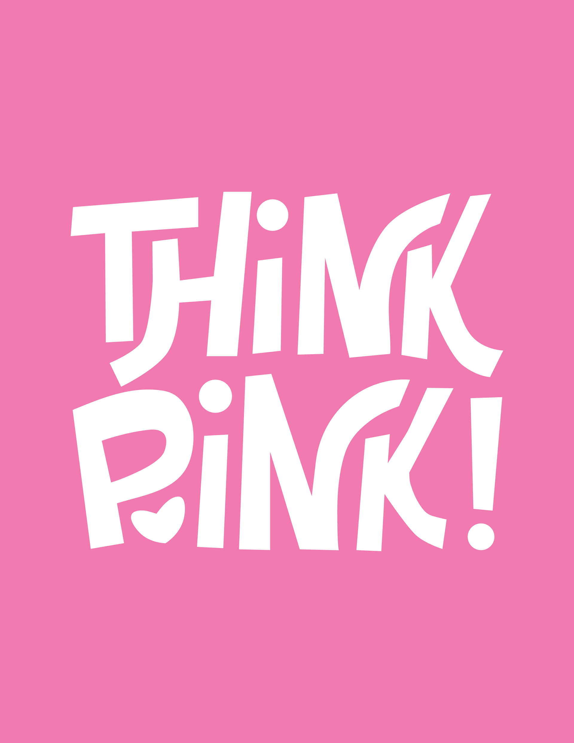 ZTA Think Pink Event Banner Design