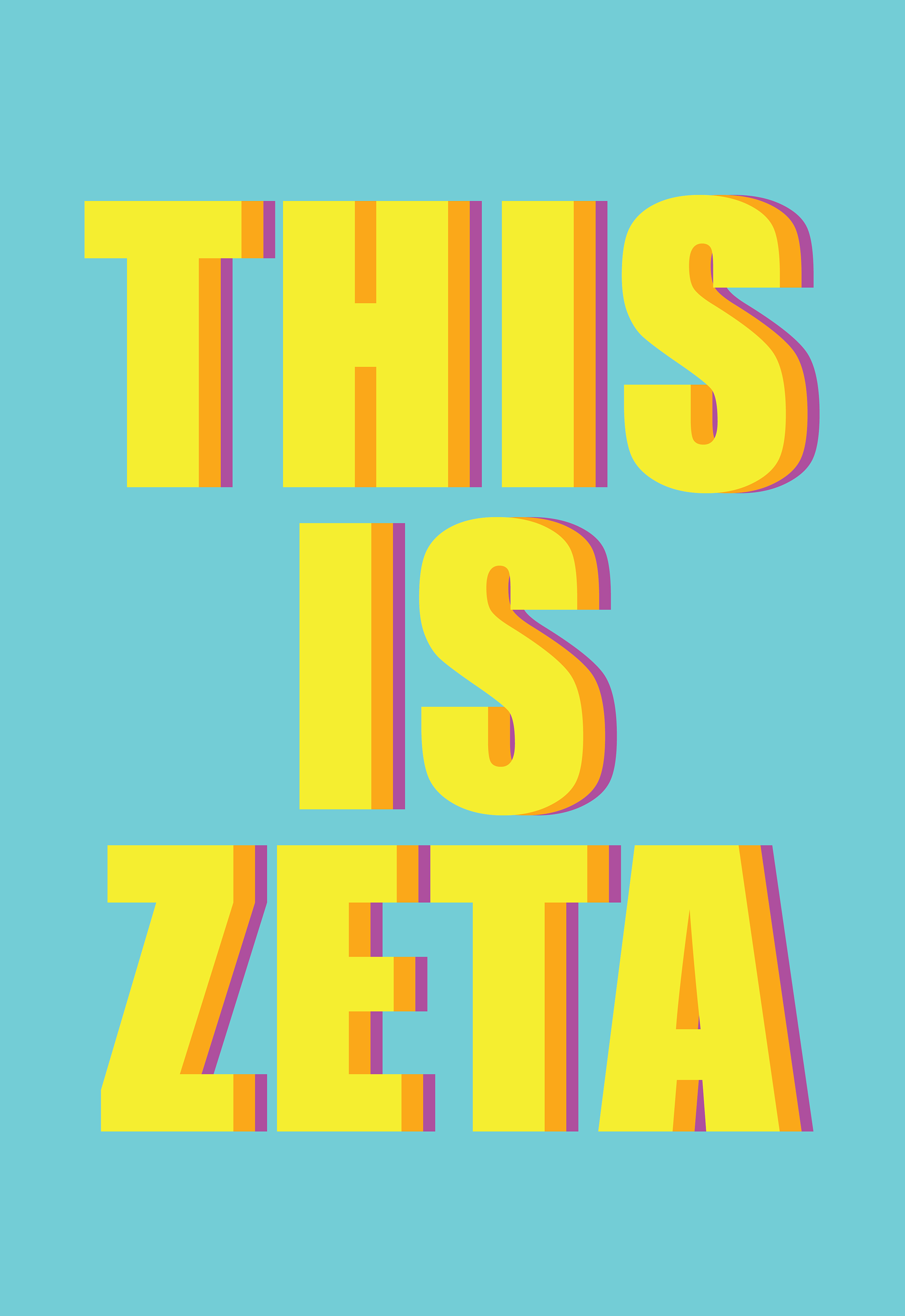 ZTA Bid Day Banner Design