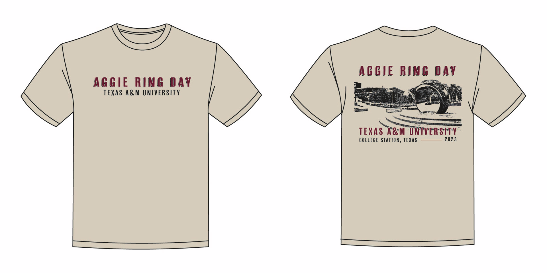 Aggie Ring Day T-shirt Design