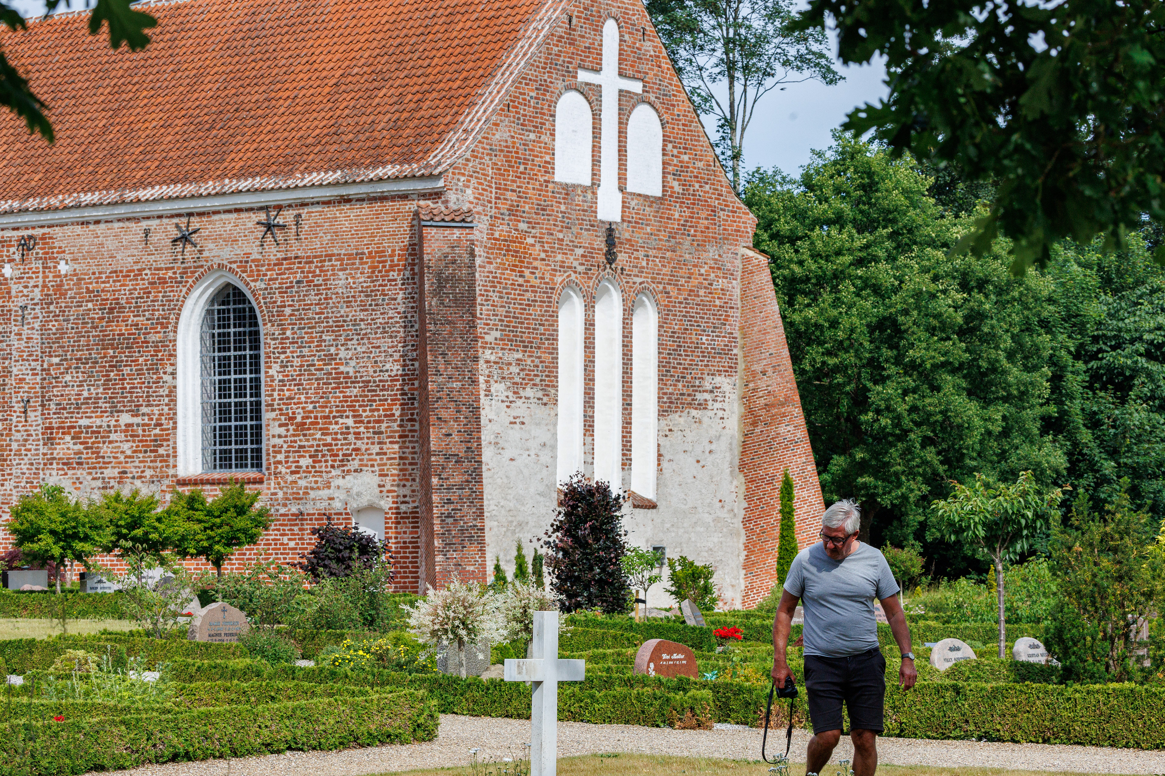 Klaus Anker ved Tvilum Kirke