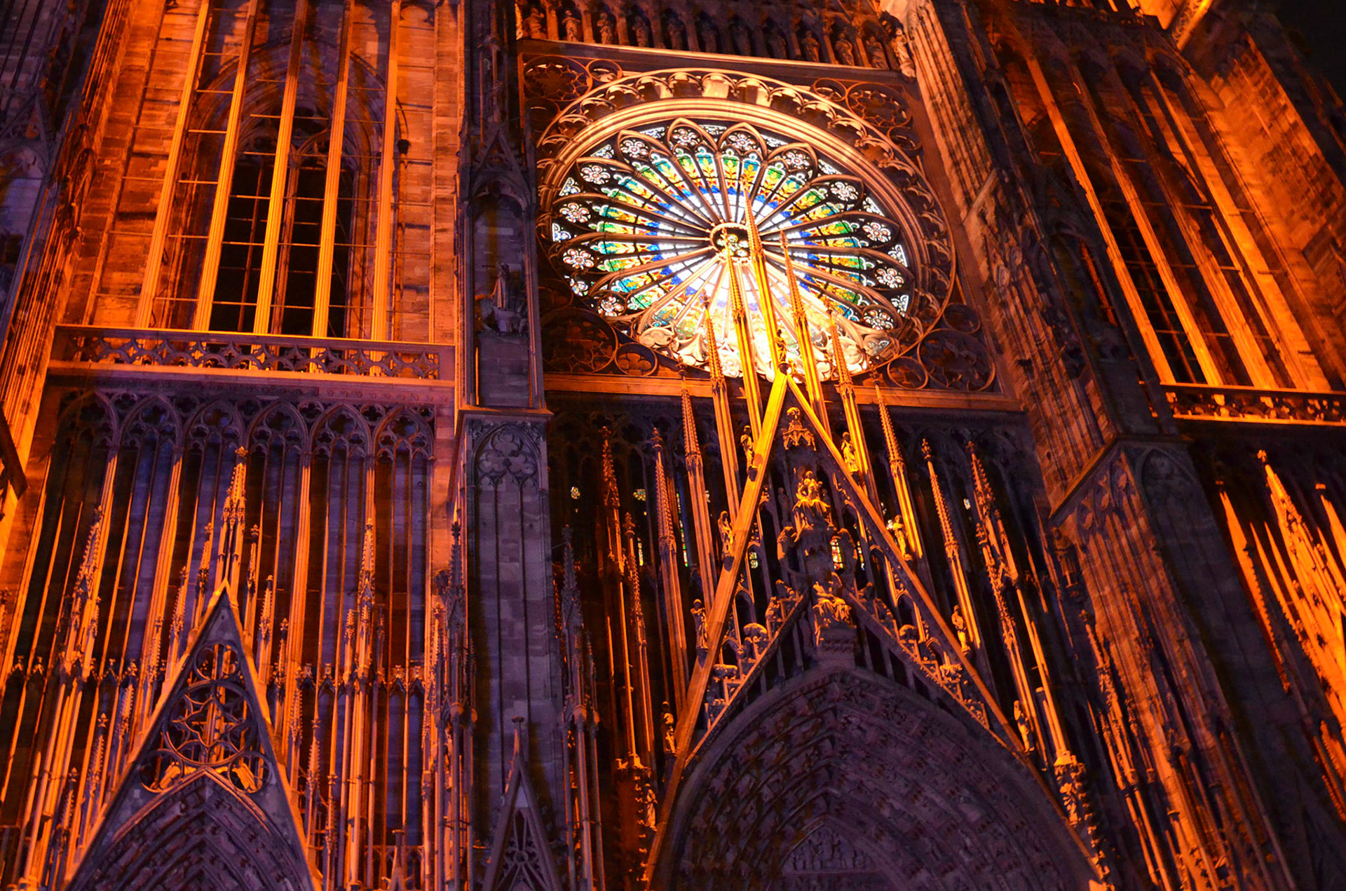 Rosace lumineuse