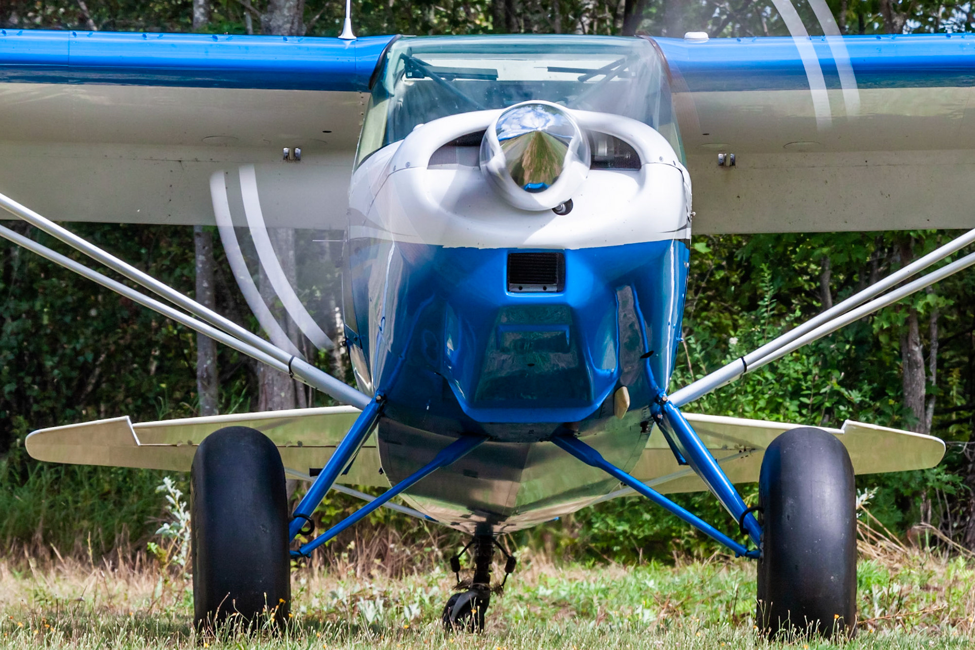 Maule M-5-235C (N563UM, c/n 7254C) at the Bowman Field (B10) fly-in on 2022-08-27.