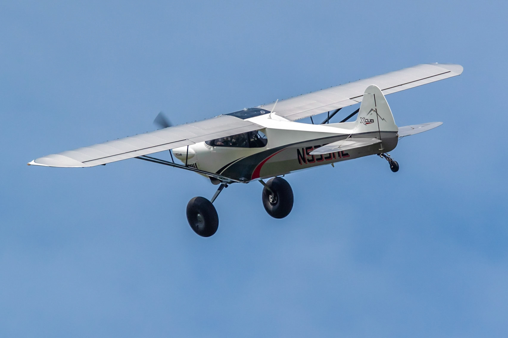 CubCrafters CC19-180 XCub (N533AL, c/n CC19-0020) at the 33rd annual Bowman Field (B10; Livermore Falls, ME) Fly-in on 2019-08-24.