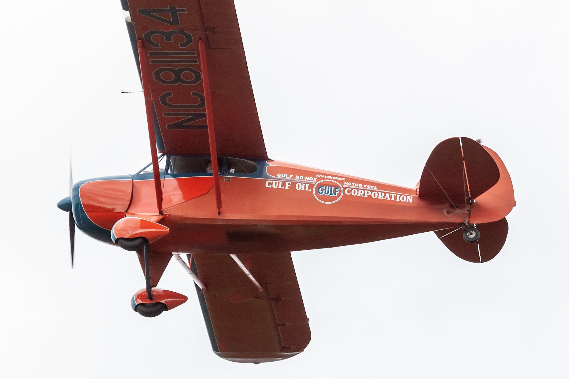 Funk B-85-C Bee (NC81134, c/n 264) at the 33rd annual Bowman Field (B10; Livermore Falls, ME) Fly-in on 2019-08-24.