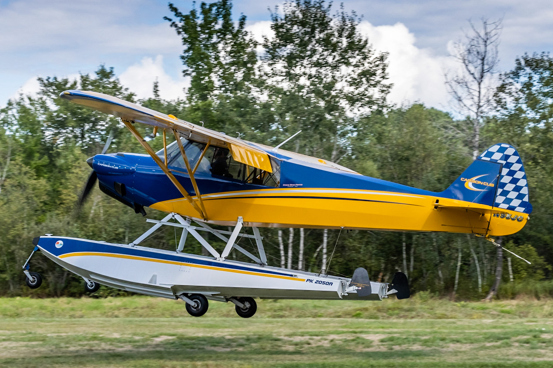 CubCrafters CC11-160 Carbon Cub SS (N95JC, c/n CC11-00424) at the Bowman Field (B10) fly-in on 2022-08-27.