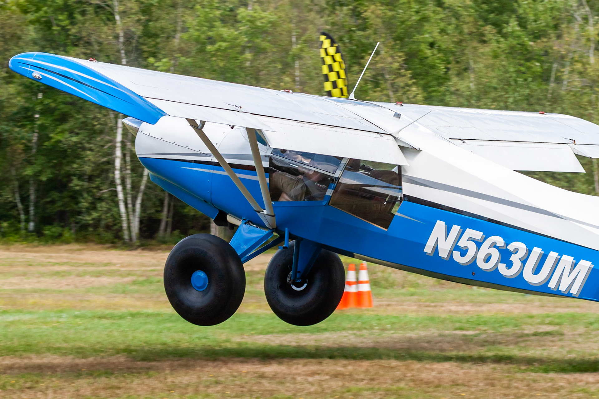 Maule M-5-235C (N563UM, c/n 7254C) at the Bowman Field (B10) fly-in on 2022-08-27.