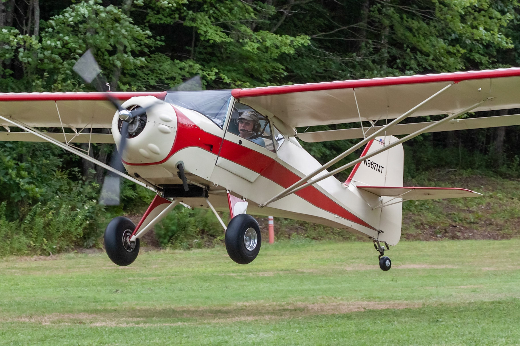Kitfox 3 (N967MT, c/n 967) at the 33rd annual Bowman Field (B10; Livermore Falls, ME) Fly-in on 2019-08-24.