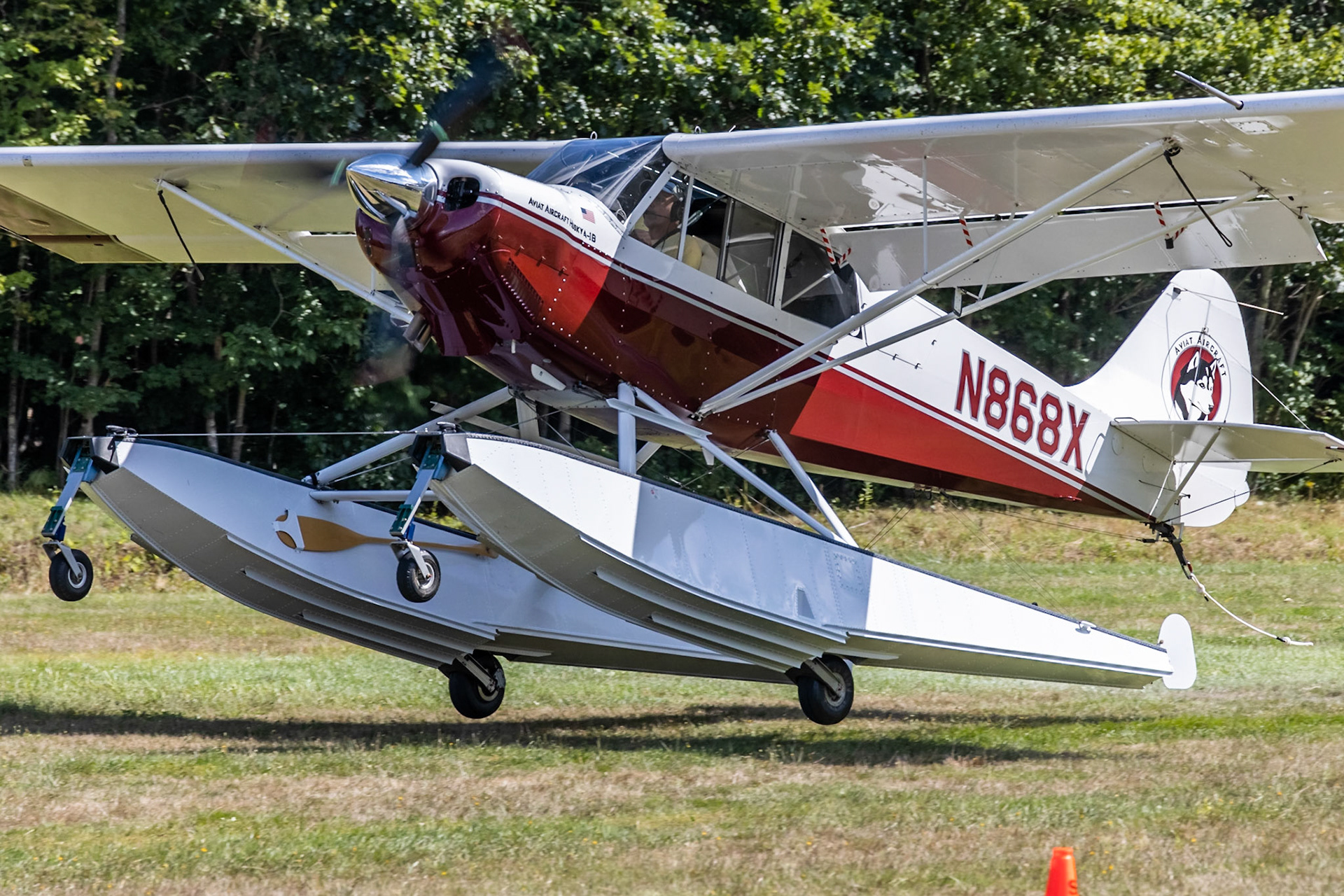 Aviat A-1B Husky (N868X, c/n 2351) at the Bowman Field (B10) fly-in on 2022-08-27.