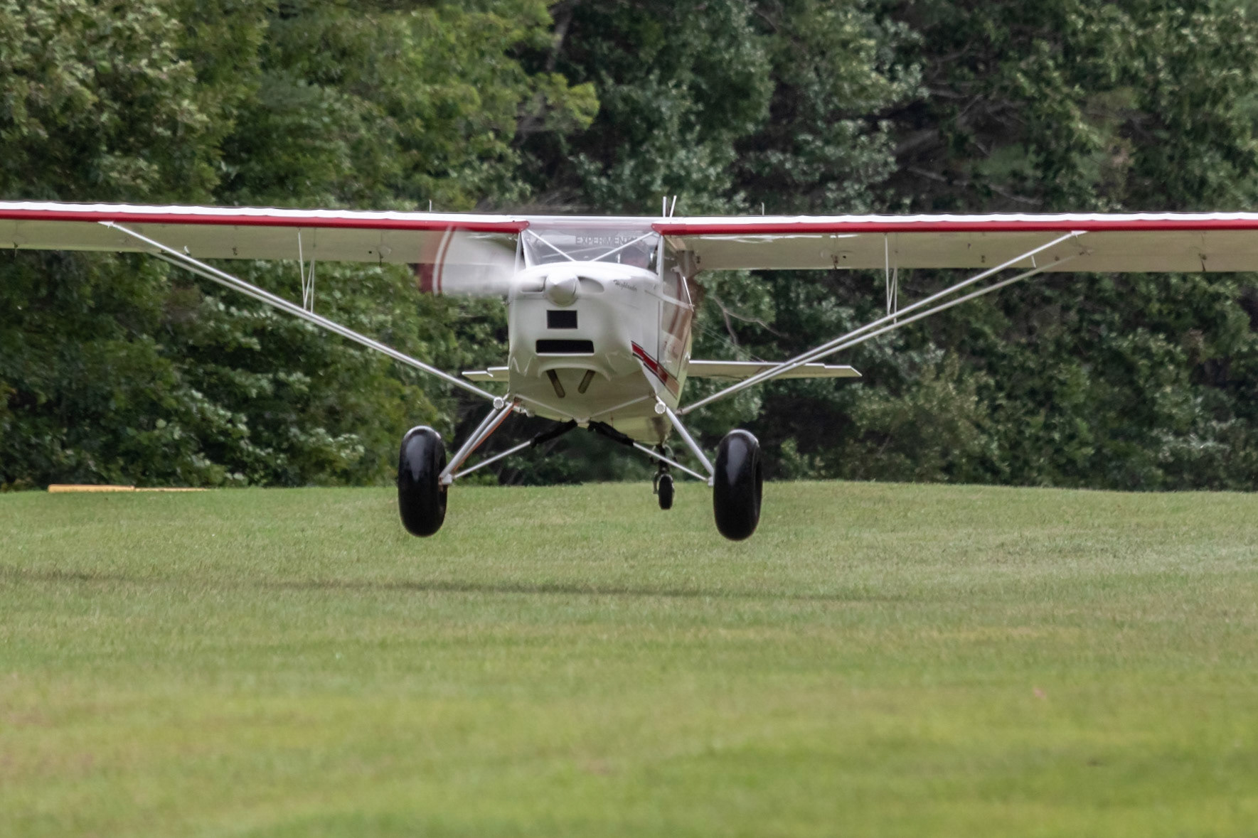 Just Aircraft Highlander (N728BB, c/n JAESC 0124) at the 33rd annual Bowman Field (B10; Livermore Falls, ME) Fly-in on 2019-08-24.