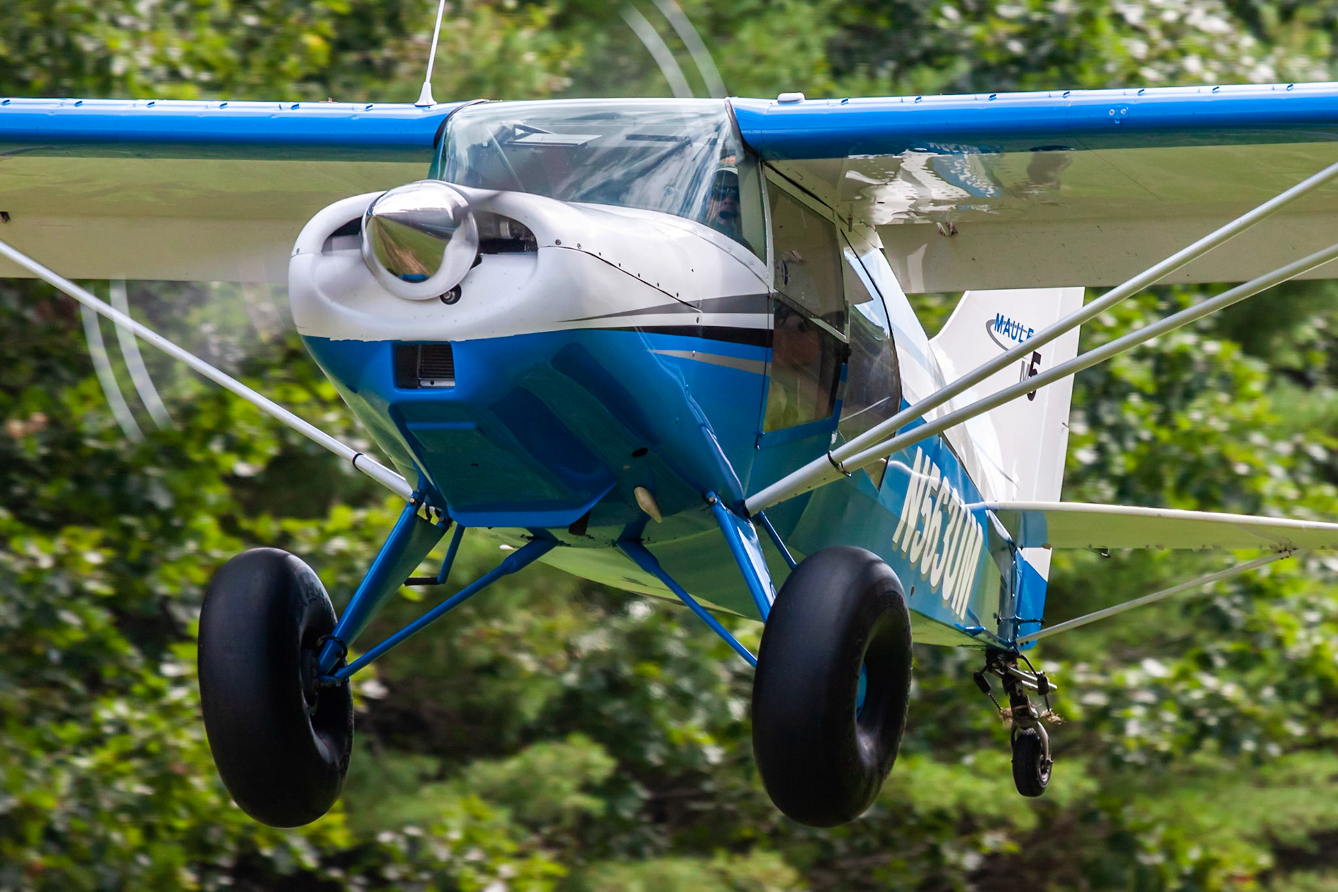 Maule M-5-235C (N563UM, c/n 7254C) at the Bowman Field (B10) fly-in on 2022-08-27.