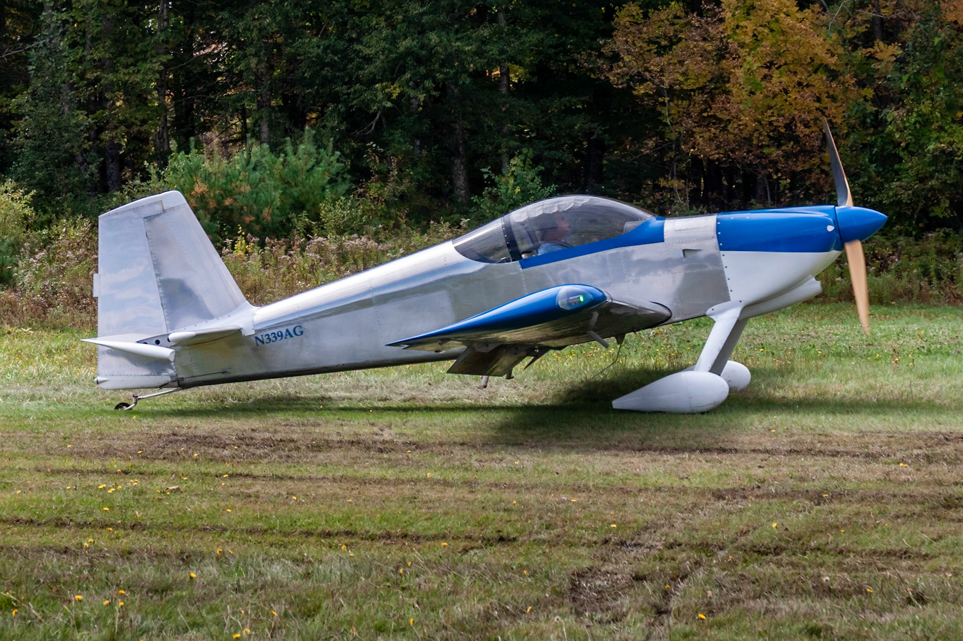 Van’s RV-9 (N339AG, c/n 92001) at the 2019 FALL-ow ME! Fly-in at Thompson Memorial Field (ME62; Pittsfield, ME) on 2019-09-28.