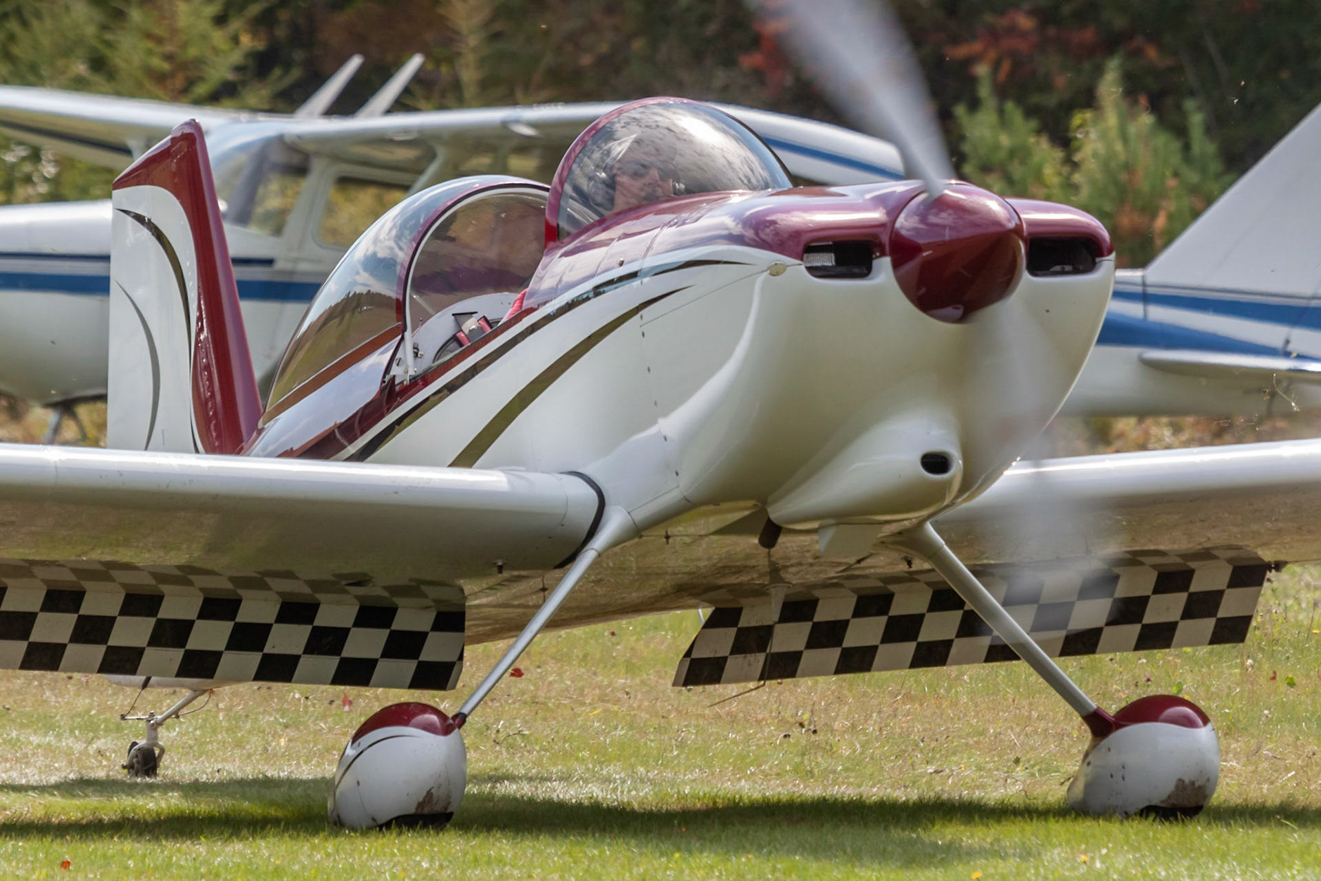Van’s RV-8 (N468RV, c/n 82148) at the 2019 FALL-ow ME! Fly-in at Thompson Memorial Field (ME62; Pittsfield, ME) on 2019-09-28.