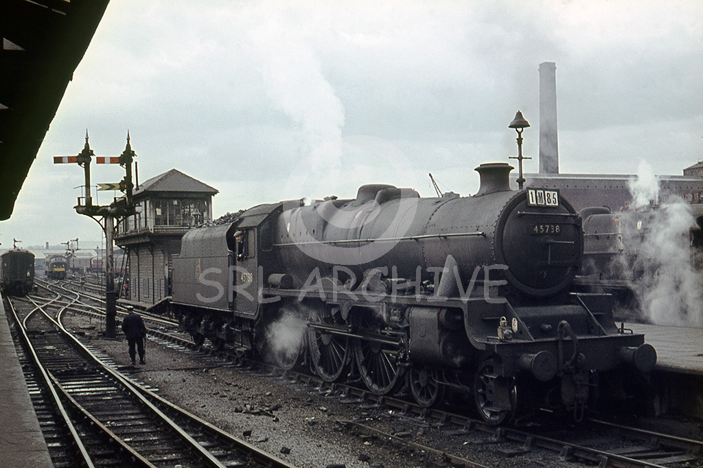 45738 Samson at Leeds City station with IM85 the return working to Carlisle its home shed 6th September 1963 SRL No 860
