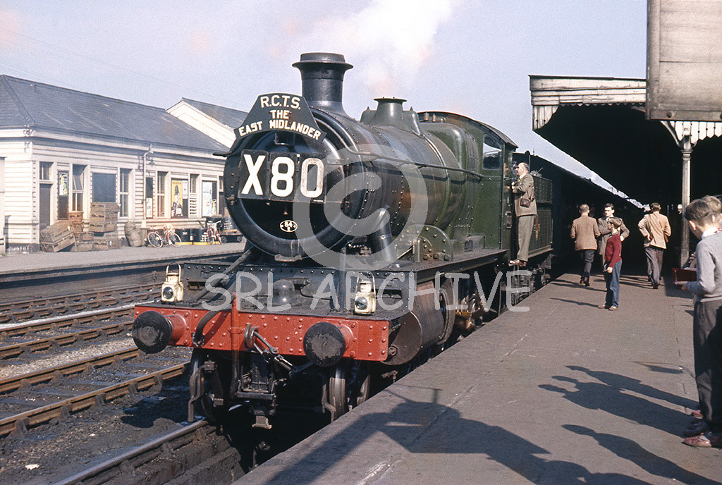4300 class No 7317 on the RCTS East Midlands Branch The east Midlander No 4 rail tour at Oxford 11th September 1960 SRL No 883 