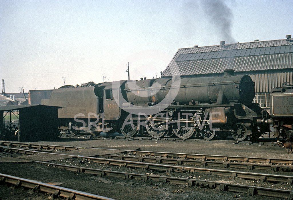45164 in the yard at Ayr MPD June 1966 SRL No 518
