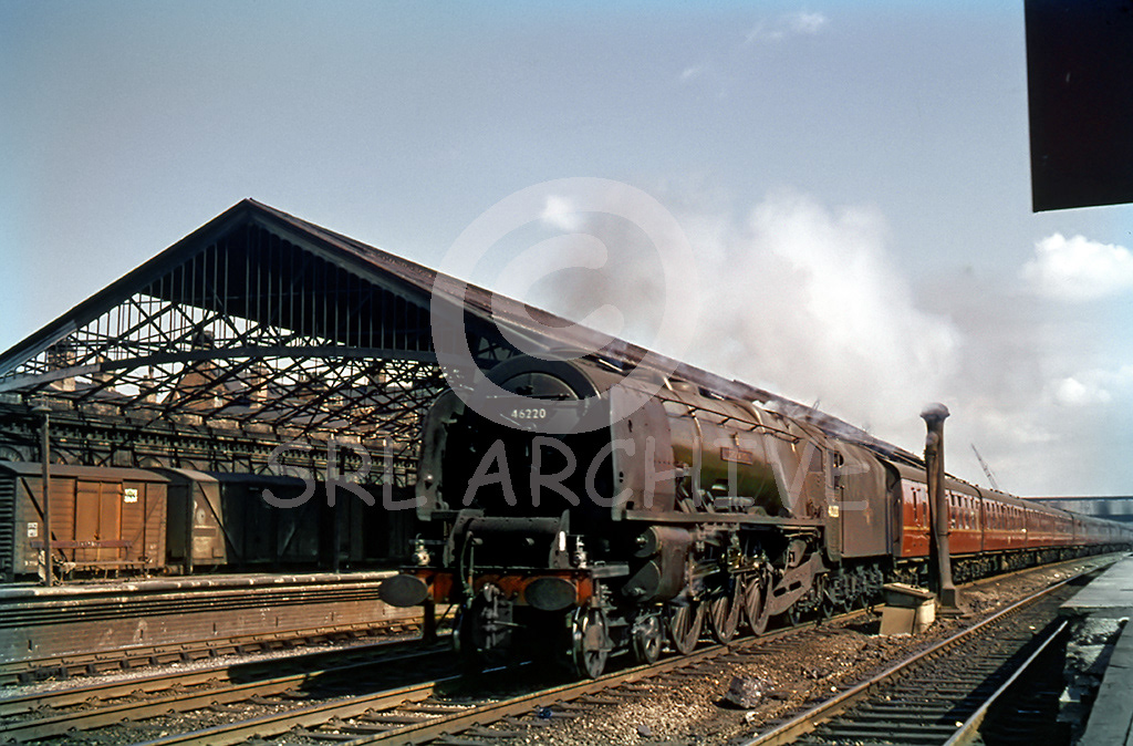 46220 Coronation passes Stafford on the 1.20pm Perth-Euston 28th July 1961 Alan Chandler MBE SRL No 310