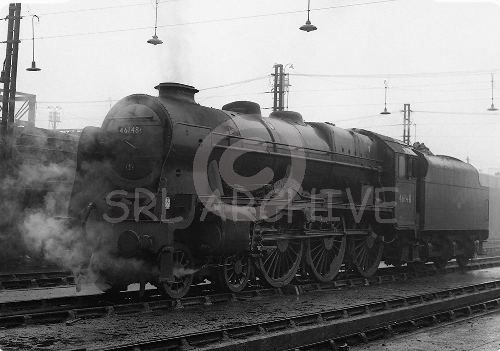 46168 'The Manchester Regiment' on shed at Longsight 7th April 1963 SRL No 372 