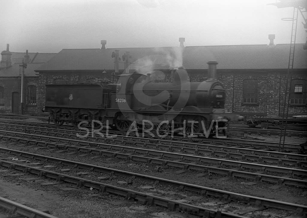 Johnson LMS 1357 Class 0-6-0 No 58236 at Derby its birthplace way back in 1885 SRL No 651 