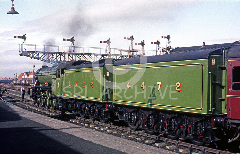 4472 'Flying Scotsman with the CFOTA/GMRS joint Chester Festival Flyer rail tour arriving at Blackpool 9th July 1967 John Feild/SRL No 330 