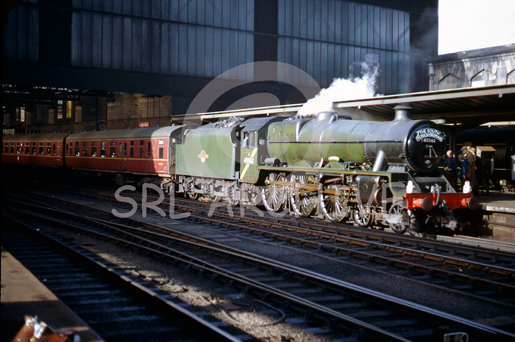 45562 Alberta at Carlisle JRS South Yorkshireman No 8 rail tour 7th October 1967 SRL No 260