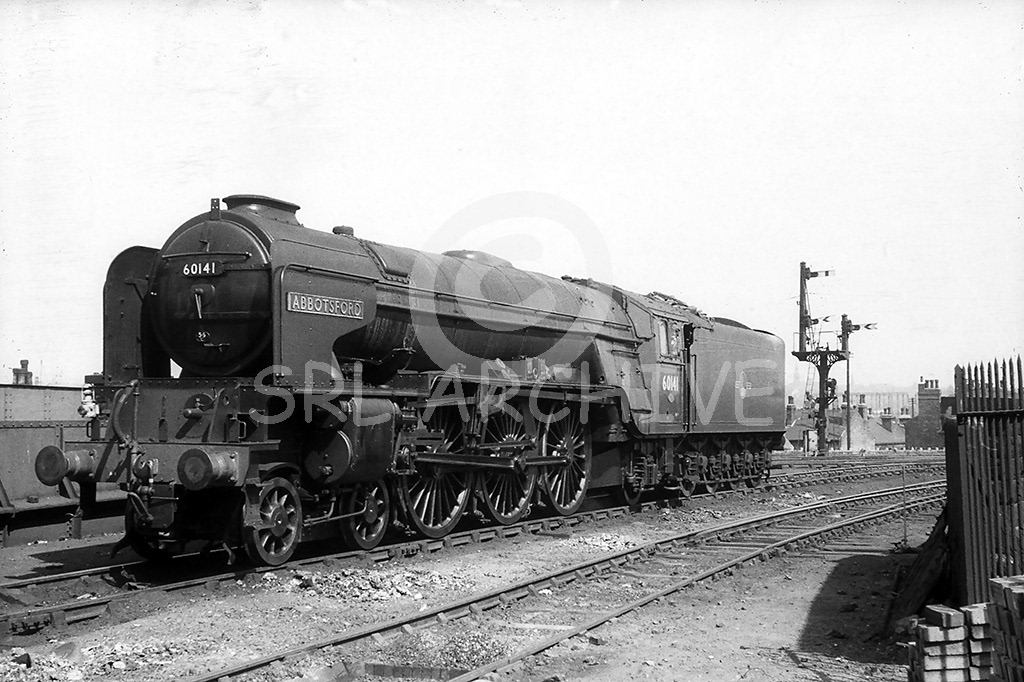 60141 'Abbotsford' at Leeds Copley Hill 23rd August 1959 John Feild/SRL No 345 