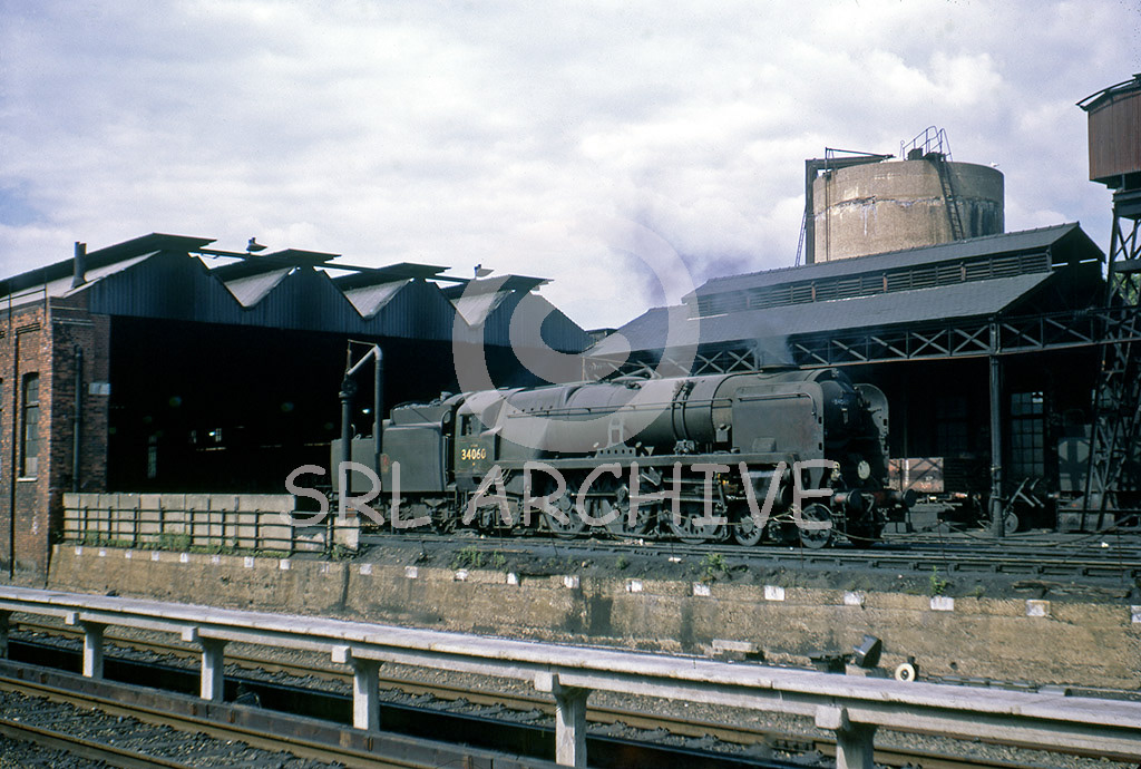 34060 '25 Squadron' on Bournemouth shed 8th June 1967 SRL No 536 