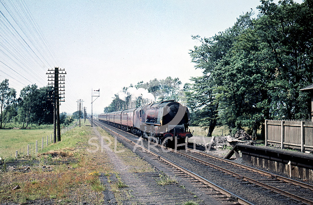 46256 Sir William A Stanier FRS at Floriston north of Carlisle in 1960 SRL No 694 