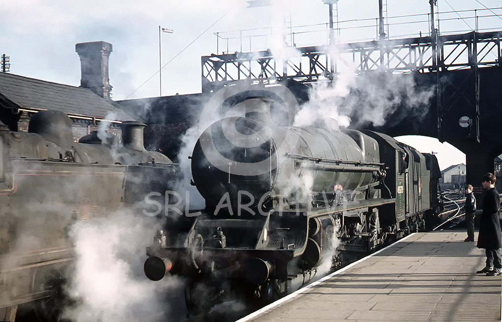 45575 Madras at Bedford catching some lovely light 24th February 1962 SRL No 856