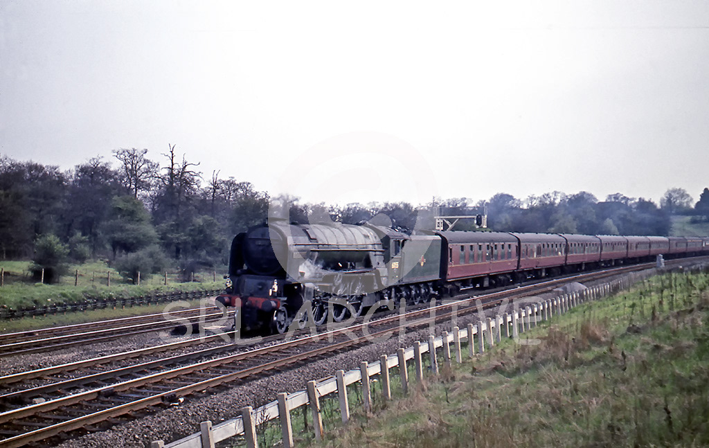 60155 'Borderer' at Hadley Wood North Tuneel with the 4.05pm London Kings Cross-York 23rd April 1963 Alan Chandler MBE/SRL No 90 