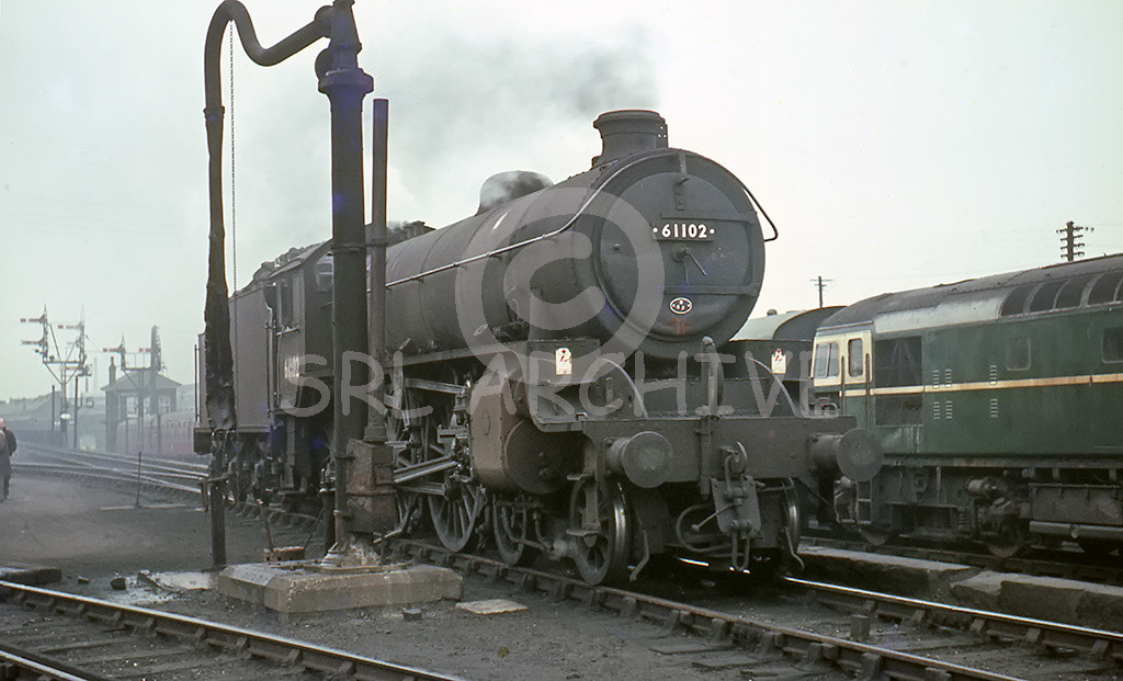 61102 in the yard at Dundee Tay Bridge it's home shed in August 1965 Brian Noakes/SRL No 104 