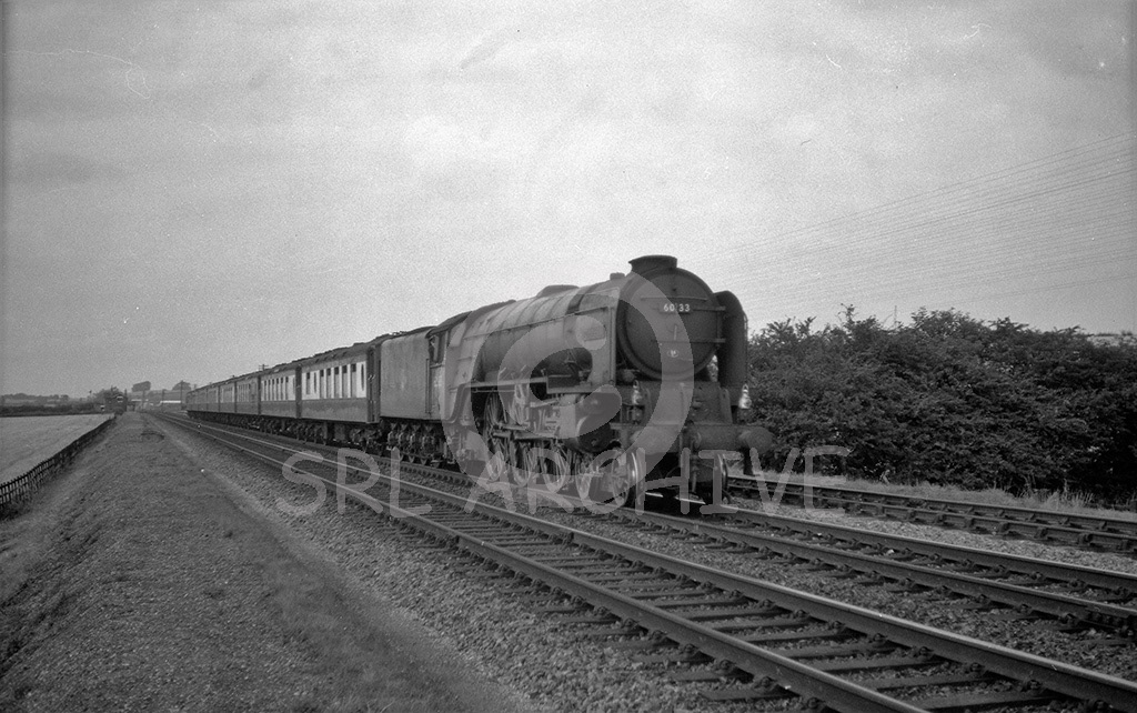 60133 'Pommern' at Eaton Woods, Gamston south of Retford 1950's SRL No 466 