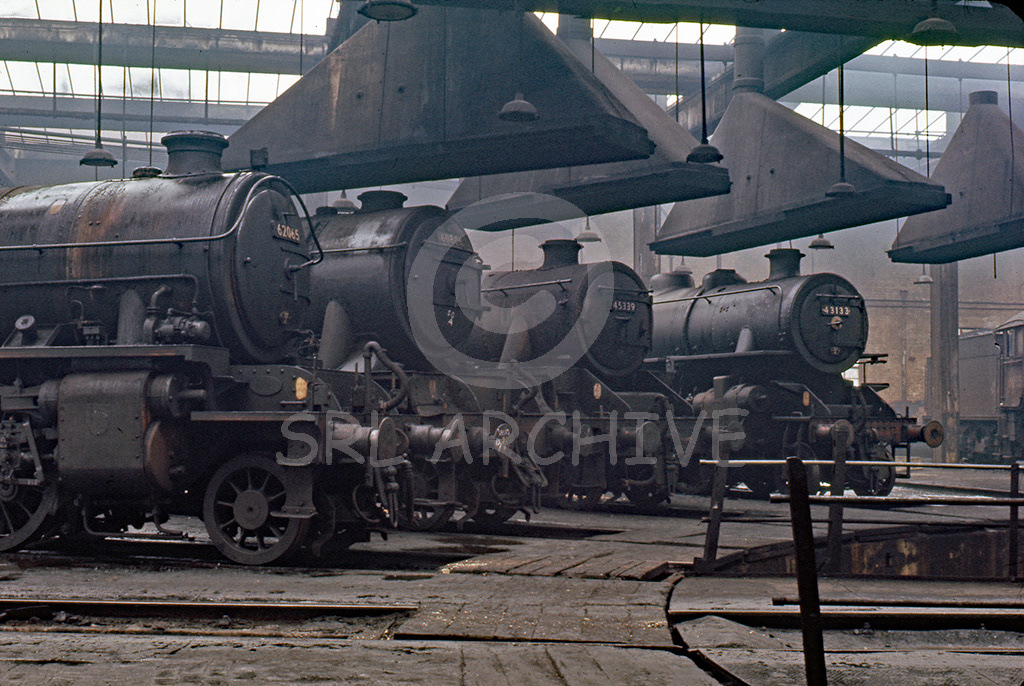 York Roundhouse 45339 in company with K1 No 62065, V2 No 60806, Ivatt 4MT No 43133 - 31st May 1966 SRL No 776 