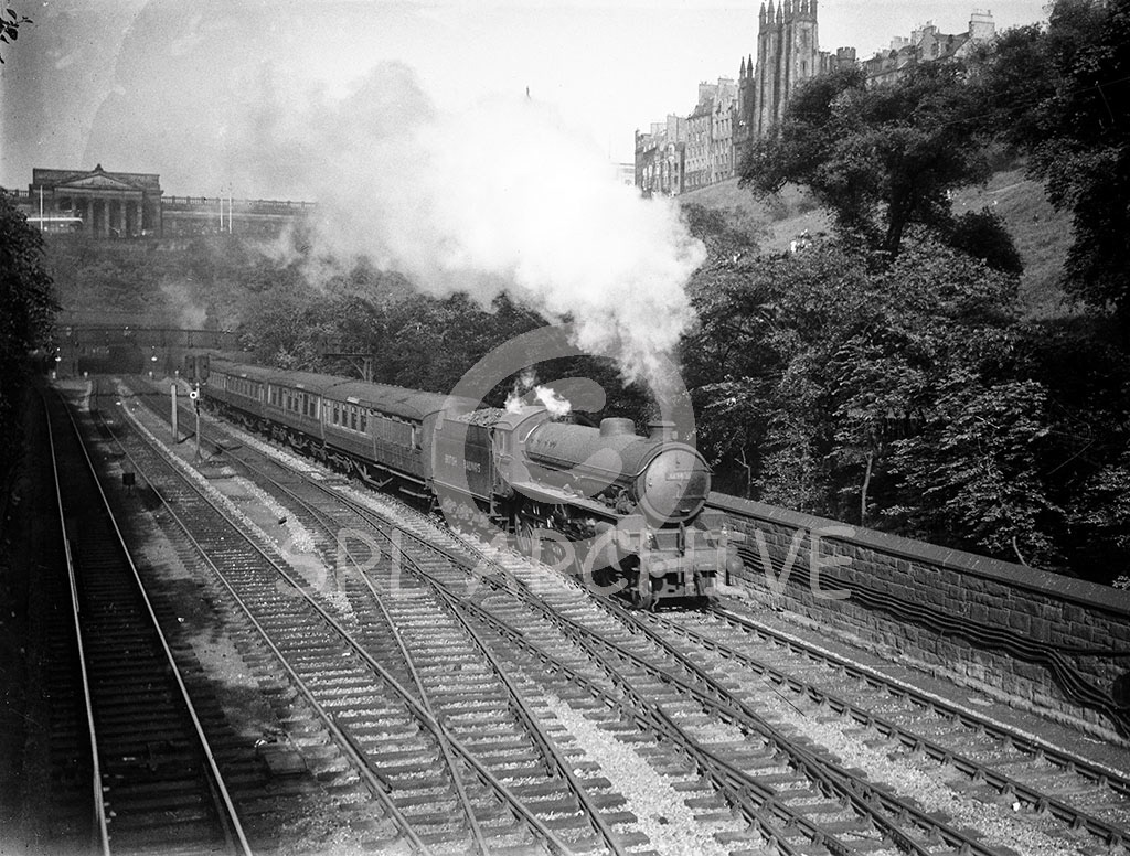 61340 at Edinburgh Princess Street Gardens around 1951 SRL No 470 
