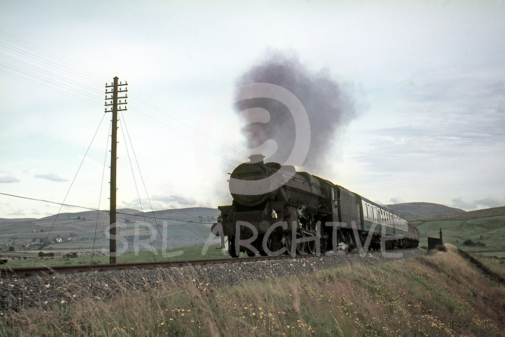 44669 climbing through Greenholme towards Shap Summit in 1967 SRL No 272